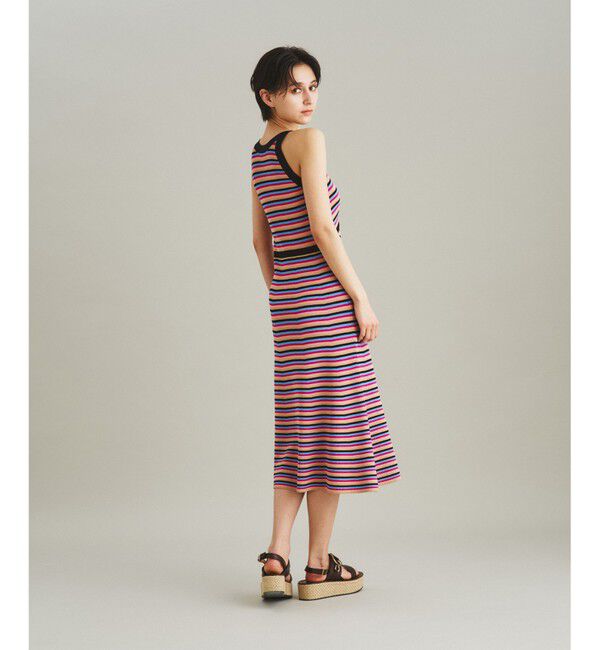 GRACE CONTINENTAL「マルチ畦編ワンピース」|ワンピース|