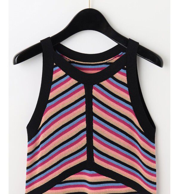 GRACE CONTINENTAL「マルチ畦編ワンピース」|ワンピース|