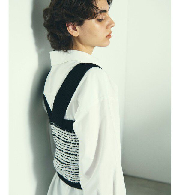 Diagram「チェックニットビスチェ」|カーディガン|
