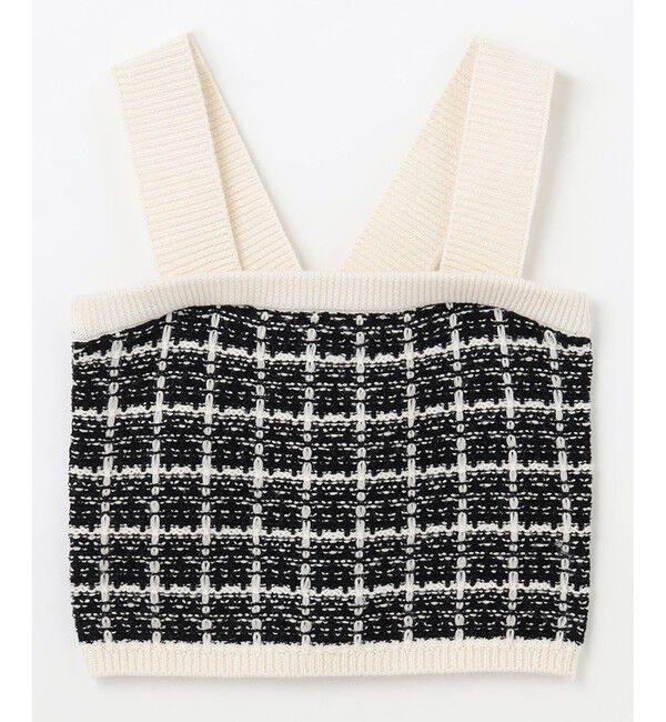 Diagram「チェックニットビスチェ」|カーディガン|