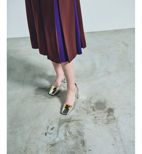 Grace Class「バイカラーラインドレス」|ワンピース|