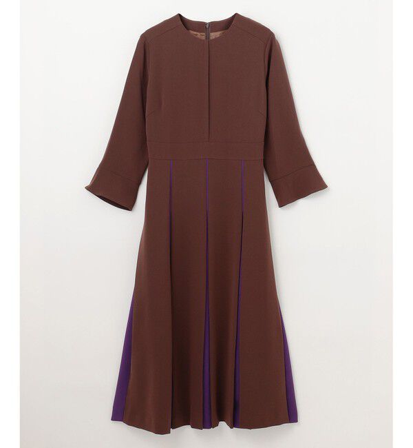 Grace Class「バイカラーラインドレス」|ワンピース|