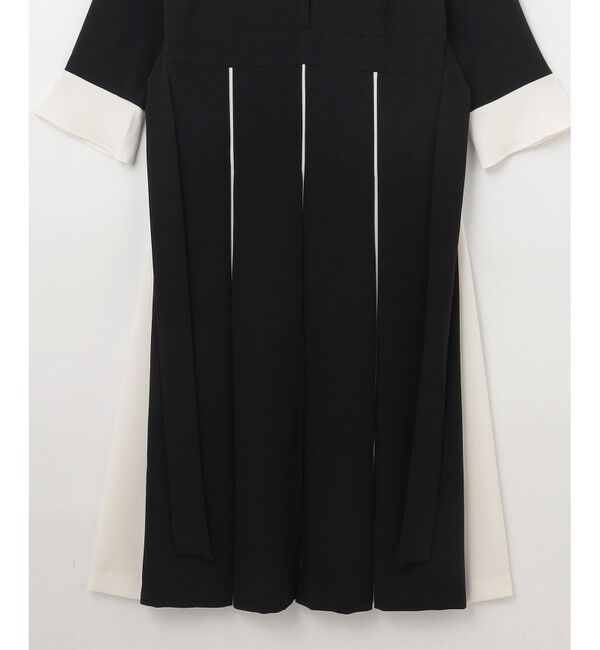 Grace Class「バイカラーラインドレス」|ワンピース|