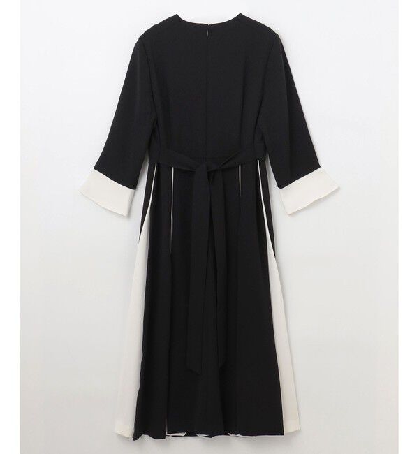 Grace Class「バイカラーラインドレス」|ワンピース|