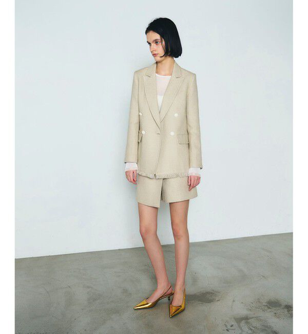 Diagram「ツイードテーラージャケット」|テーラードジャケット|ベージュ