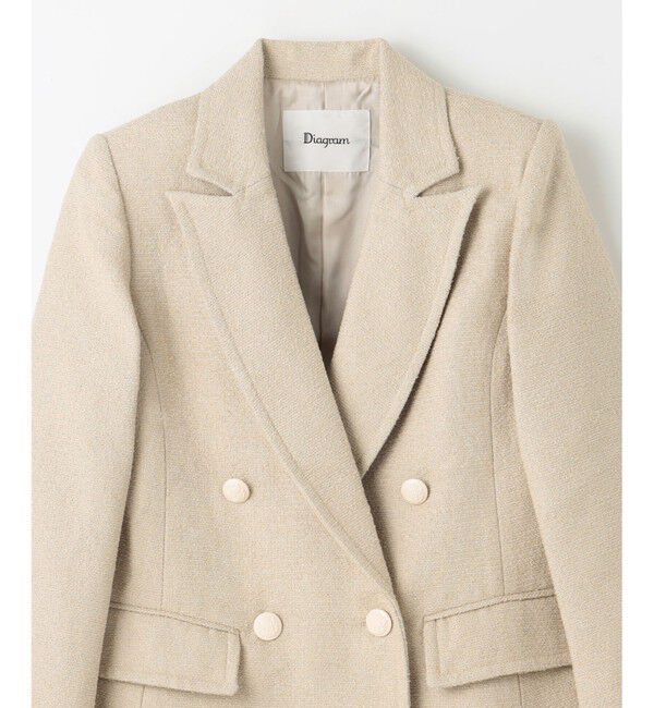 Diagram「ツイードテーラージャケット」|テーラードジャケット|