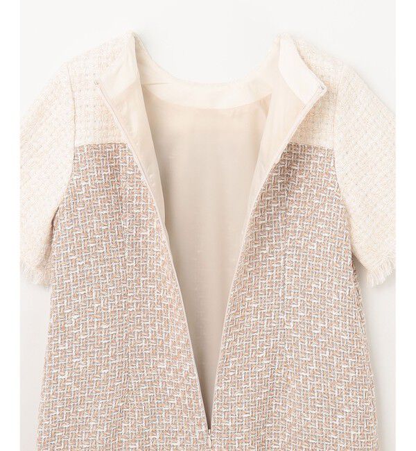 Grace Class「ツイードコンビミニワンピース」|ワンピース|