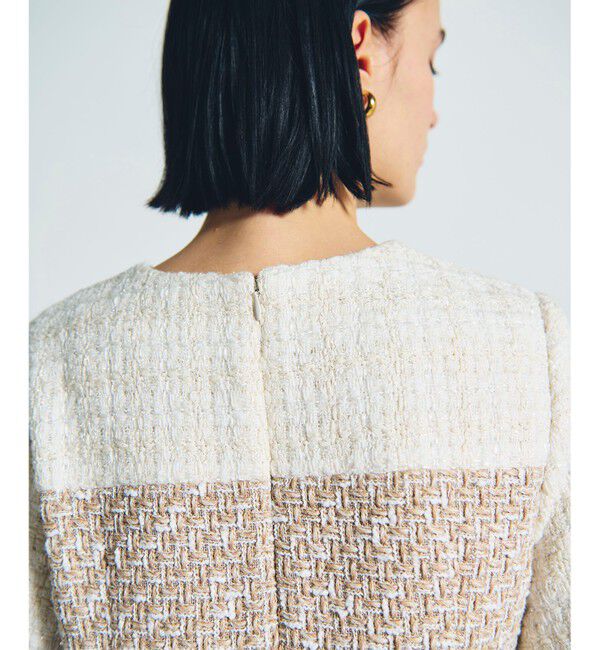 Grace Class「ツイードコンビミニワンピース」|ワンピース|