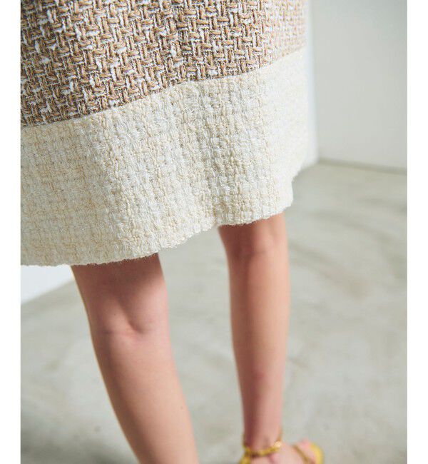 Grace Class「ツイードコンビミニワンピース」|ワンピース|