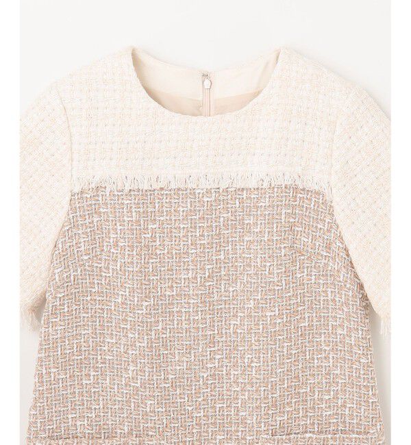 Grace Class「ツイードコンビミニワンピース」|ワンピース|