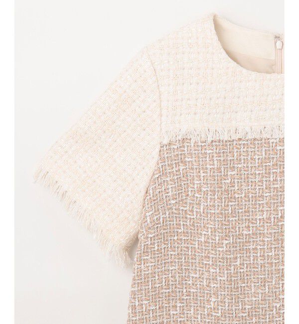 Grace Class「ツイードコンビミニワンピース」|ワンピース|