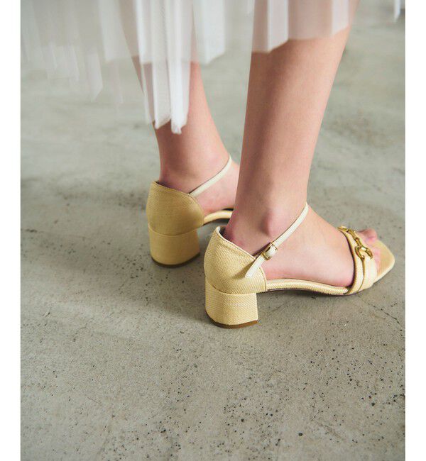 GRACE CONTINENTAL「CORSO ROMA ジュートビットサンダル」|サンダル|