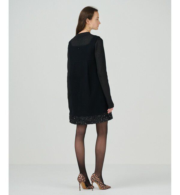 GRACE CONTINENTAL「スパンコールヘムミニワンピース」|ワンピース|