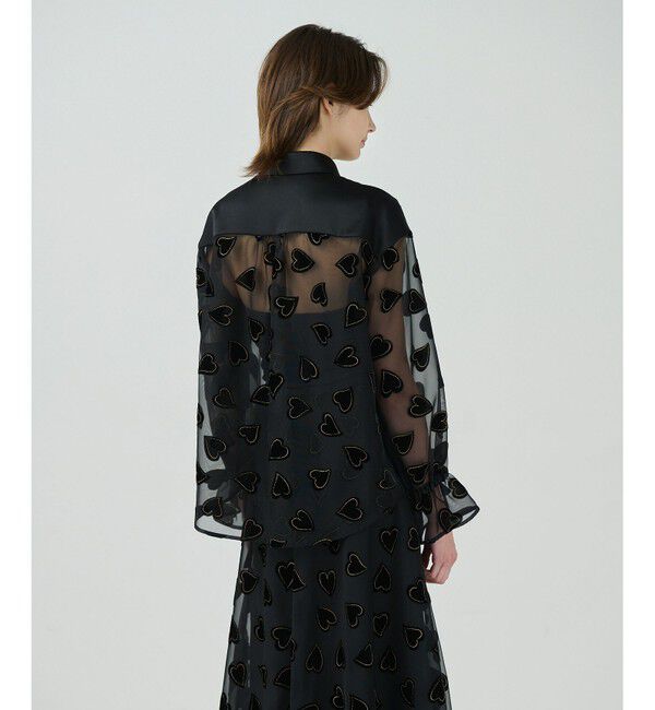 Grace Class「ハートオパールコンビシャツ」|シャツ・ブラウス|