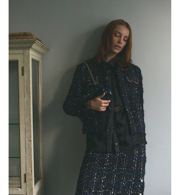 Grace Class「ハートオパールコンビシャツ」|シャツ・ブラウス|