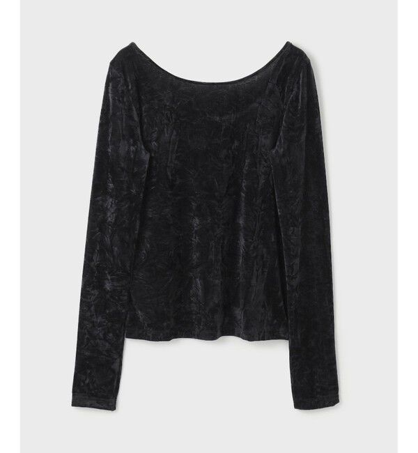 GRACE CONTINENTAL「クラッシュベロアカットトップ」|Tシャツ・カットソー|