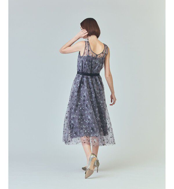 Grace Class「スペースembチュールドレス」|ワンピース|