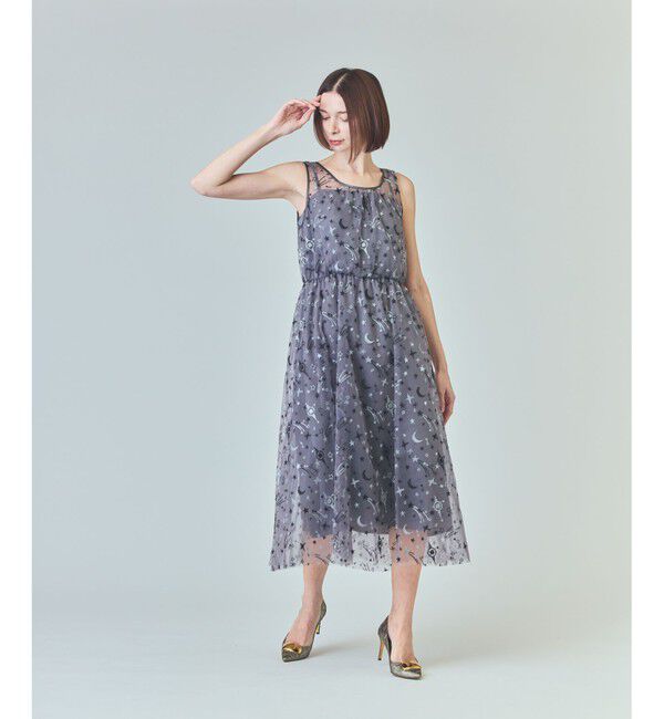 Grace Class「スペースembチュールドレス」|ワンピース|