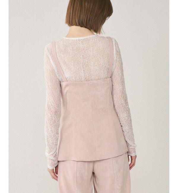 GRACE CONTINENTAL「クラッシュサテンキャミトップ」|キャミソール|