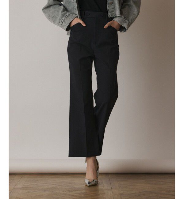 Diagram「ストレッチフレアパンツ」|その他|ブラック