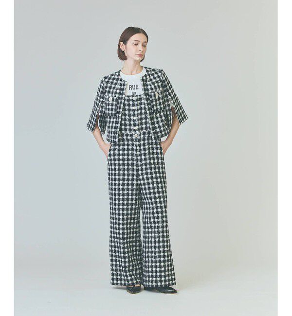 Grace Class「チェックツイードサロペット」|その他|