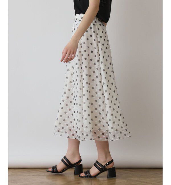 GRACE CONTINENTAL「ドットオパールスカート」|スカート|