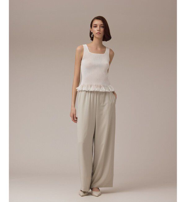 GRACE CONTINENTAL「シアーフリルニットトップ」|その他|