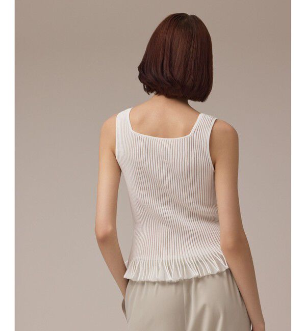 GRACE CONTINENTAL「シアーフリルニットトップ」|その他|