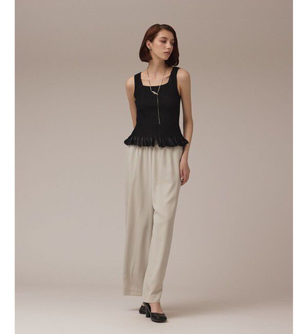 GRACE CONTINENTAL「シアーフリルニットトップ」|その他|