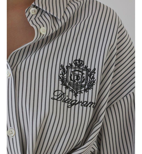 Diagram「エンブレム刺繍シャツ」|シャツ・ブラウス|