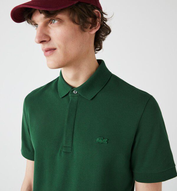 LACOSTE「『Le Paris Polo』レギュラーフィット　パリポロ 比翼ポロシャツ」|ポロシャツ|グリーン