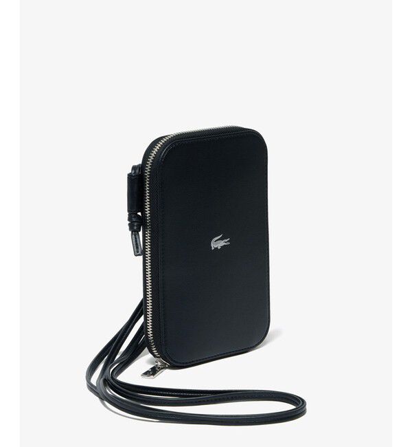 LACOSTE「ワンポイントワニロゴスマホポーチ Size: 11.5 x 18.5 x 2cm」|その他|ブラック