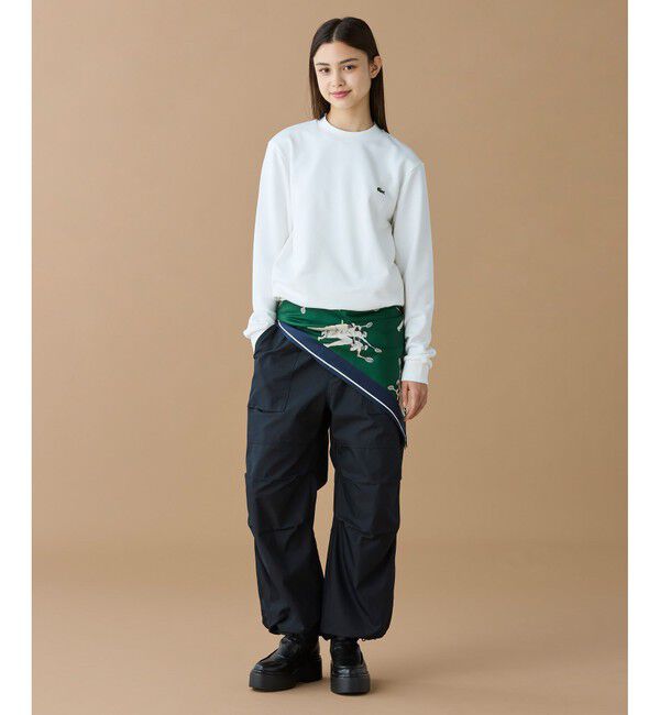 LACOSTE「ワイドベイカーパンツ」|チノ|