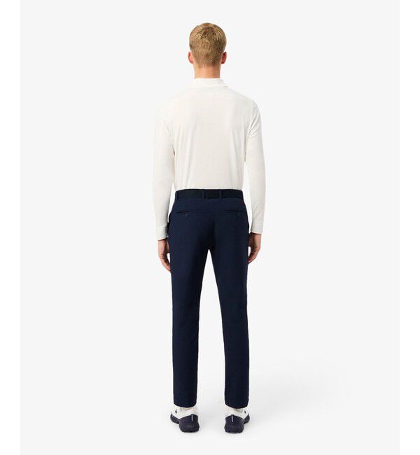 LACOSTE「撥水スリムフィットゴルフパンツ」|チノ|