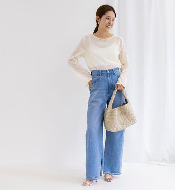 NOLLEY'S「ラメシアートリコットプルオーバーカットソー」|Tシャツ・カットソー|