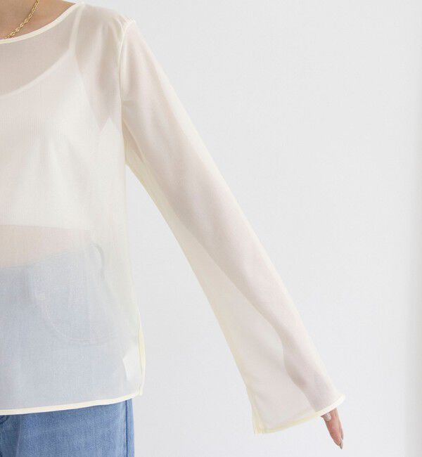 NOLLEY'S「ラメシアートリコットプルオーバーカットソー」|Tシャツ・カットソー|