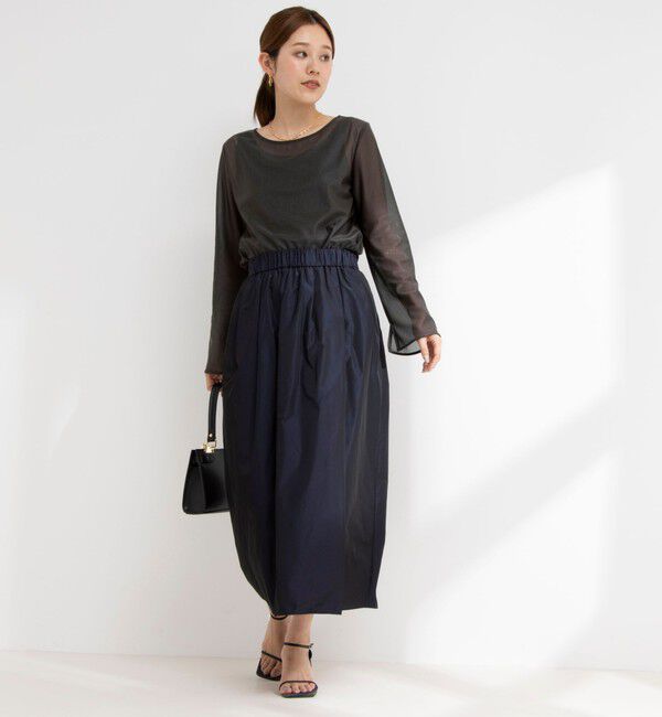 NOLLEY'S「ラメシアートリコットプルオーバーカットソー」|Tシャツ・カットソー|