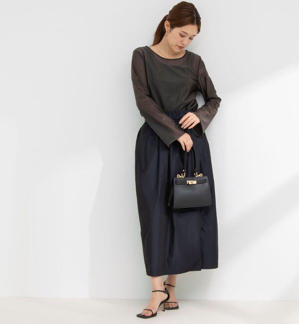 NOLLEY'S「ラメシアートリコットプルオーバーカットソー」|Tシャツ・カットソー|