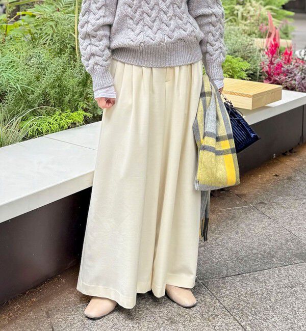 NOLLEY'S「◇【WEB限定サイズあり】《セットアップ対応》ウォッシャブルMannishワイドパンツ」|その他|