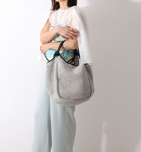 NOLLEY'S「【MARCO MASI/ マルコマージ】雑材ノットハンドルバッグ」|ショルダー・メッセンジャー|