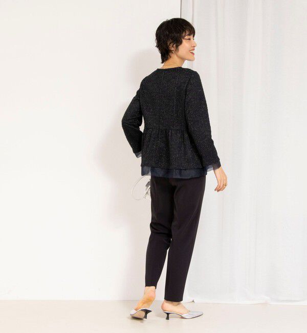 NOLLEY'S「《セットアップ対応》ウォッシャブルダブルクロススリムパンツ」|その他|