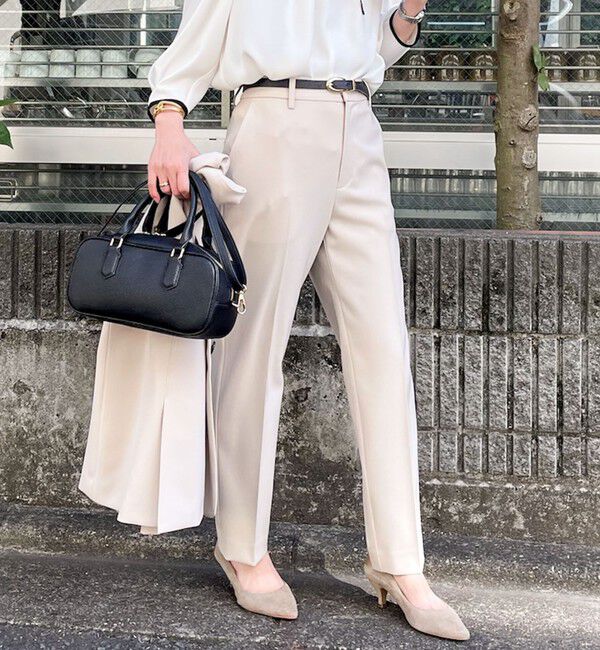 NOLLEY'S「《セットアップ対応》ウォッシャブルダブルクロススリムパンツ」|その他|