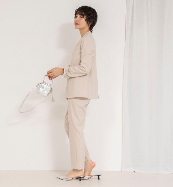 NOLLEY'S「《セットアップ対応》ウォッシャブルダブルクロススリムパンツ」|その他|