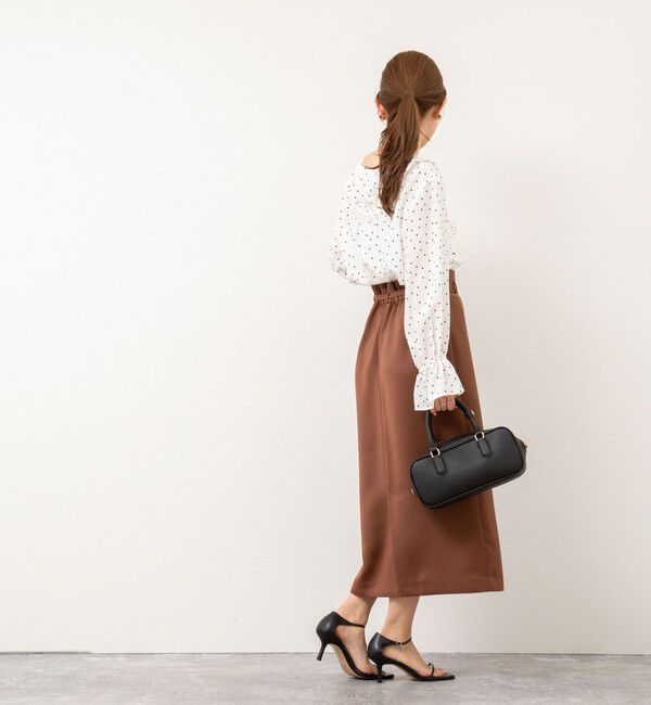 NOLLEY'S「【追加】(CLASSY5月号掲載)ラッフル衿とろみブラウス」|シャツ・ブラウス|