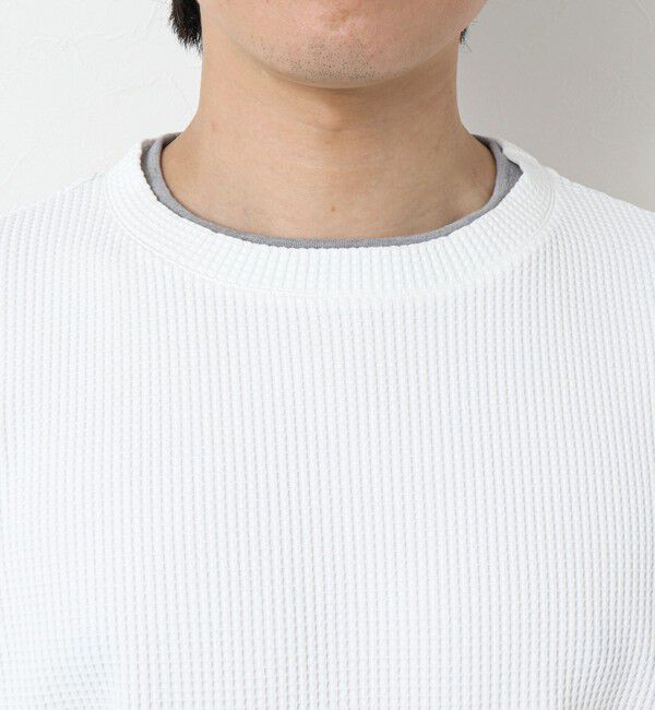 NOLLEY'S goodman「《吸水速乾》ワッフルダブルカラーLS TEE 25SS」|Tシャツ・カットソー|