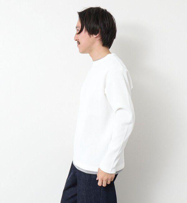 NOLLEY'S goodman「《吸水速乾》ワッフルダブルカラーLS TEE 25SS」|Tシャツ・カットソー|