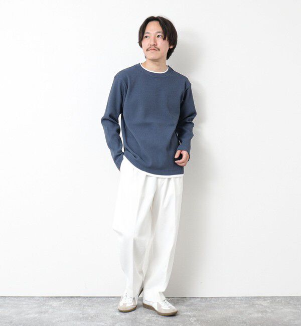 NOLLEY'S goodman「《吸水速乾》ワッフルダブルカラーLS TEE 25SS」|Tシャツ・カットソー|