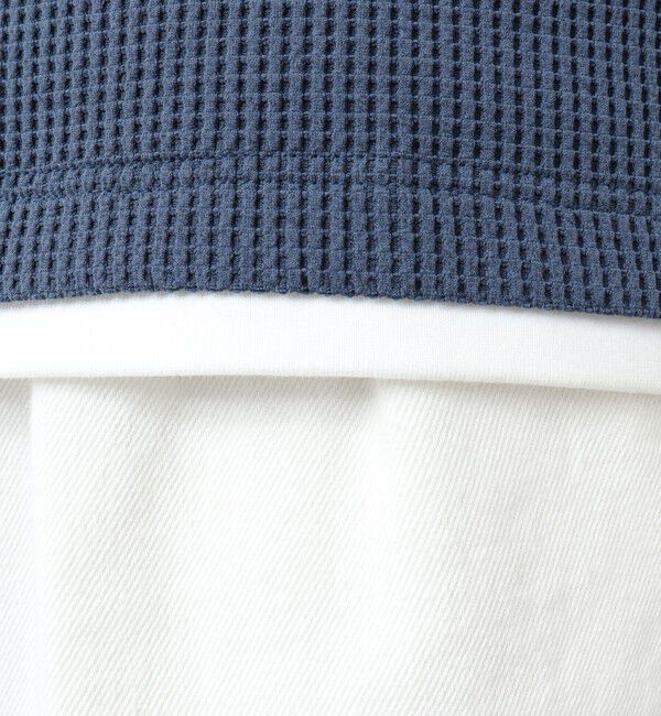 NOLLEY'S goodman「《吸水速乾》ワッフルダブルカラーLS TEE 25SS」|Tシャツ・カットソー|