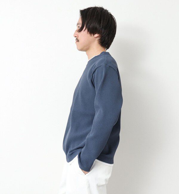 NOLLEY'S goodman「《吸水速乾》ワッフルダブルカラーLS TEE 25SS」|Tシャツ・カットソー|