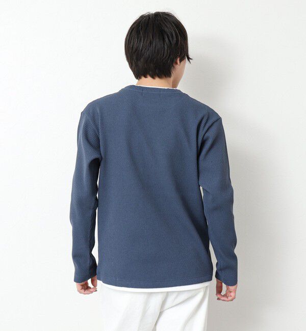 NOLLEY'S goodman「《吸水速乾》ワッフルダブルカラーLS TEE 25SS」|Tシャツ・カットソー|